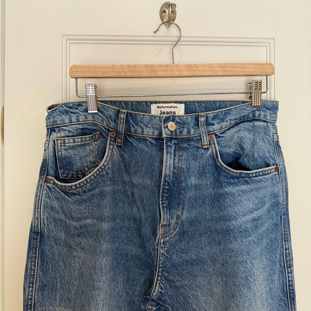 Reformation Jeans Val 90s Mid Rise Straight Jeans